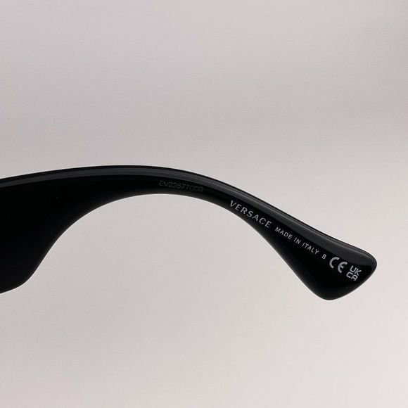 Versace VE4426BU GB1/87 Sunglasses MAXI MEDUSA BIGGIE Black Gray Oval Women - Picture 8 of 12